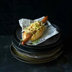 Daily Dog Chili Chief gourmet hotdog