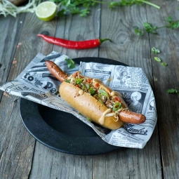 Daily Dog Hot Asian hotdog variant 2 met toppings